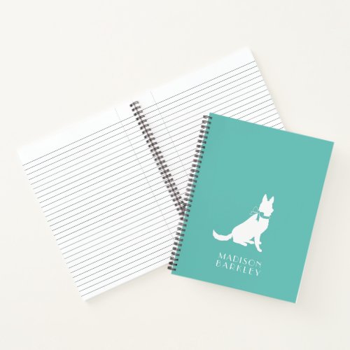 German Shepherd Dog Puppy Notebook