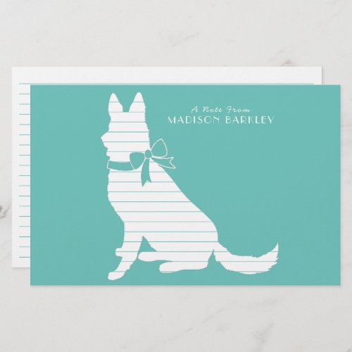 German Shepherd Dog Puppy Stationery