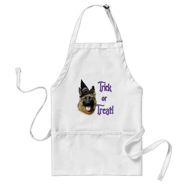 German Shepherd Dog (sable) Trick Adult Apron (Front)