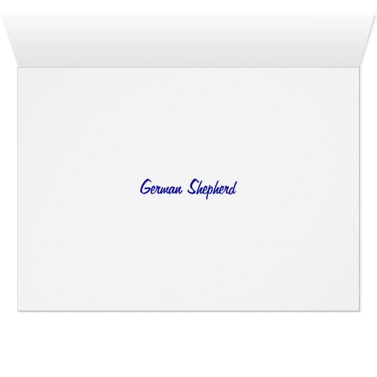 German Shepherd Dog Shadow (Inside Horizontal (Bottom))