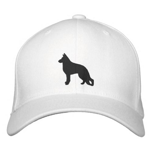 German Shepherd Dog Silhouette GSD Lovers Cool Embroidered Baseball Cap