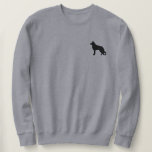 German Shepherd Dog Silhouette Sweatshirt<br><div class="desc">GSD Lover's Sweatshirt</div>