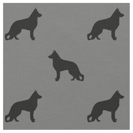 German Shepherd Pattern Fabric | Zazzle