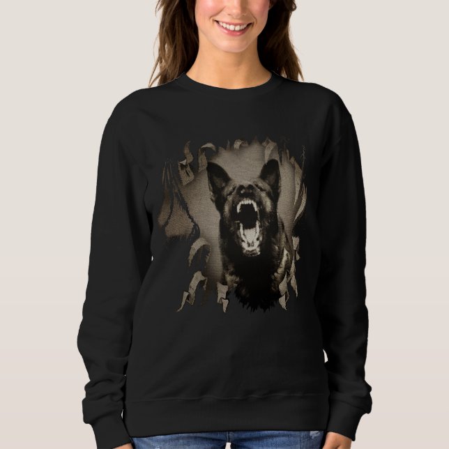 German Shepherd Dog Sweatshirt (Front)