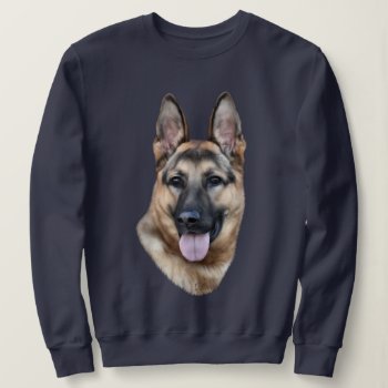 German Shepherd Dog Sweatshirt by PaintedDreamsDesigns at Zazzle