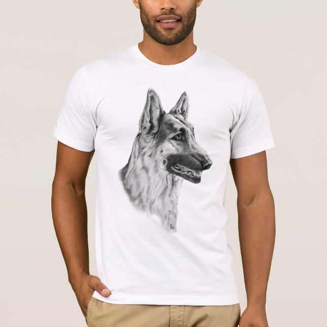 German Shepherd Dog T-Shirt (Front)