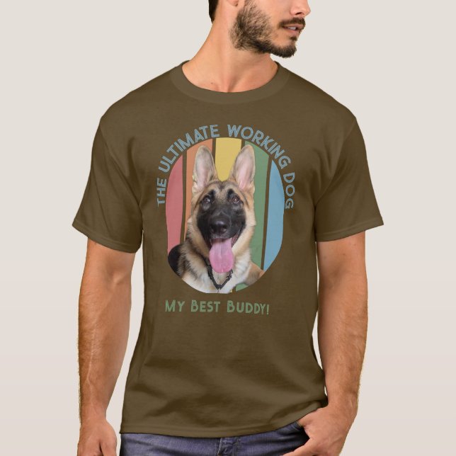 German Shepherd Dog T Shirt (Front)