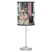 German Shepherd Dog Table Lamp (Left)