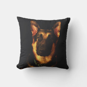 GERMAN SHEPHERD DOG THROW PILLOW
