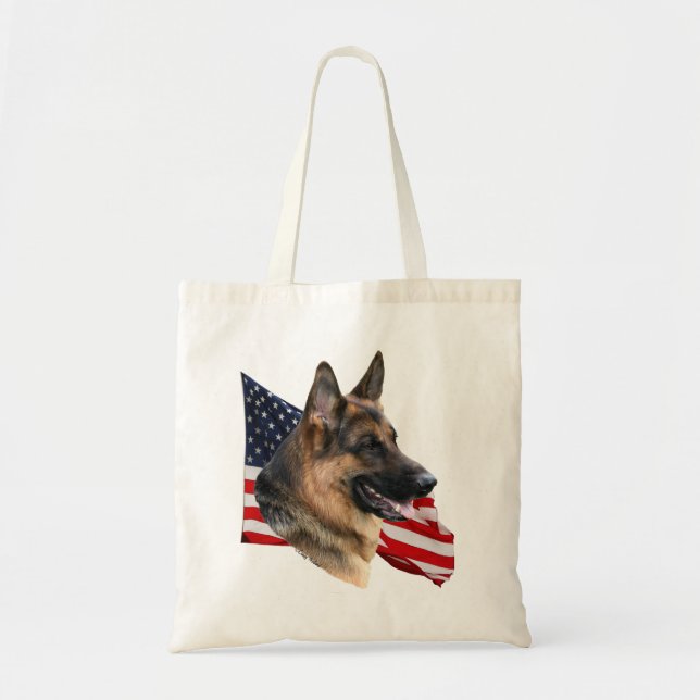 German Shepherd Dog totebag Tote Bag (Front)