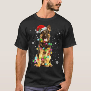 German Shepherd Dog Tree Christmas Sweater Xmas Do
