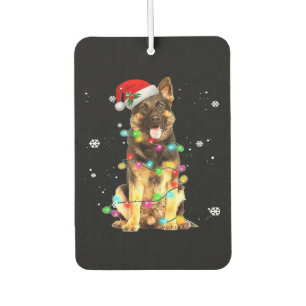 German Shepherd Dog Tree Christmas Sweater Xmas Do Air Freshener
