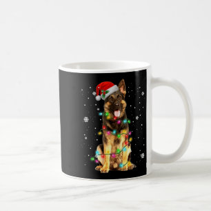 German Shepherd Dog Tree Christmas Sweater Xmas Do Coffee Mug