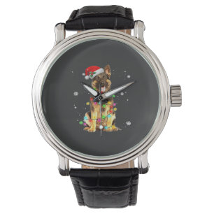 German Shepherd Dog Tree Christmas Sweater Xmas Do Watch
