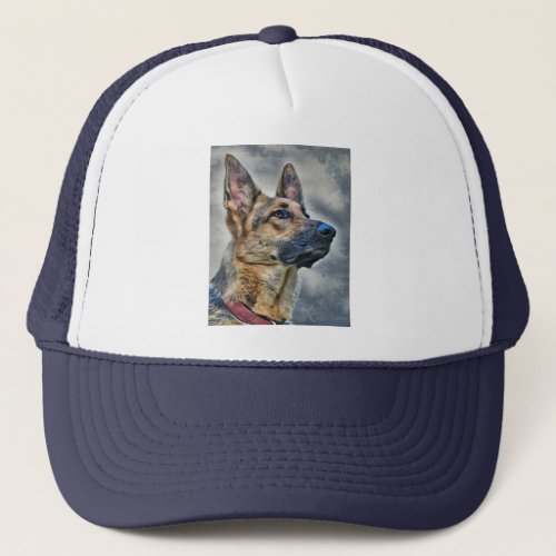 German Shepherd Dog Trucker Hat