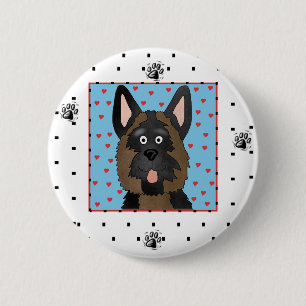 German Shepherd Dog Tshirts and Gifts Pinback Button