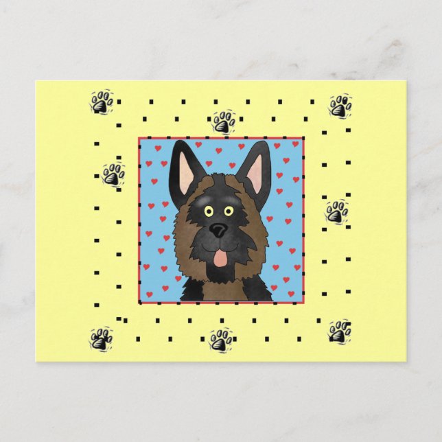 German Shepherd Dog Tshirts and Gifts Postcard (Front)