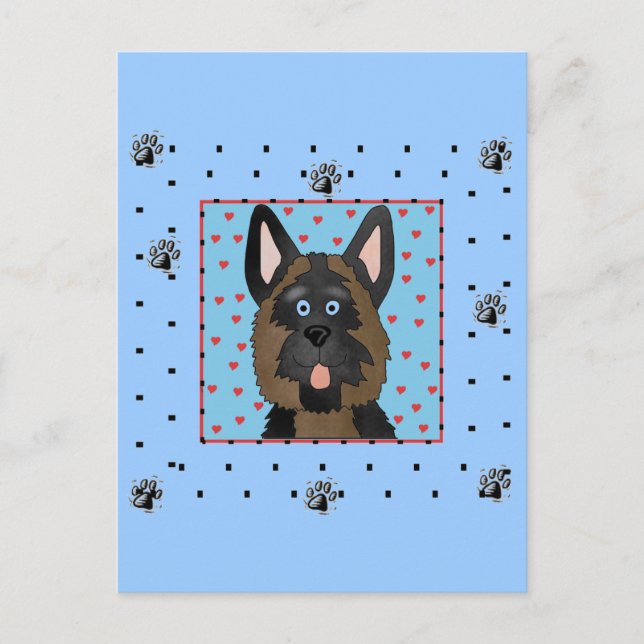 German Shepherd Dog Tshirts and Gifts Postcard (Front)