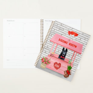 German Shepherd Dog Valentine's Day Kissing Booth Planner