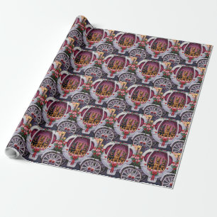 German Shepherd Dog Valentine's Day  Wrapping Paper