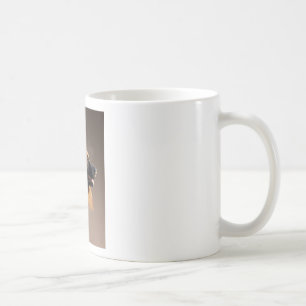 German Shepherd Dog Watercolor Art Portrait Coffee Mug