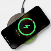 German Shepherd Dog with Stick, GSD Wireless Charger (Phone)
