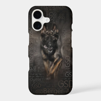 German Shepherd Dog - Working line Word Art iPhone 17 Case
