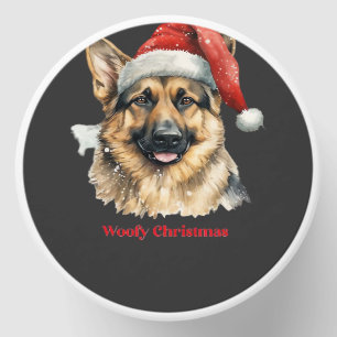 German Shepherd Dog Xmas Christmas Gift Ideas Woof Mini Candle Favors