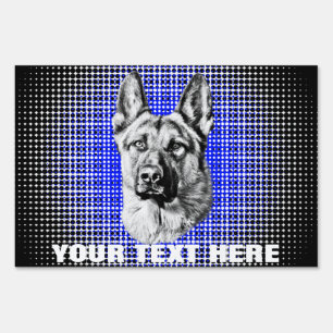 German Shepherd Dog Yard Sign