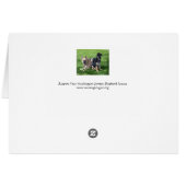 German Shepherd Dogs - Blank inside Cards (Back Horizontal)