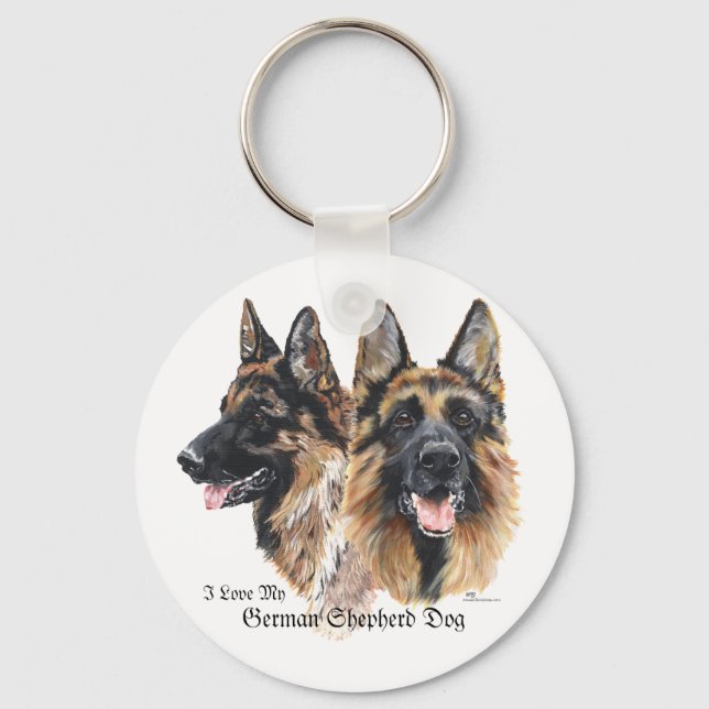 German Shepherd Dogs Keychain (Front)