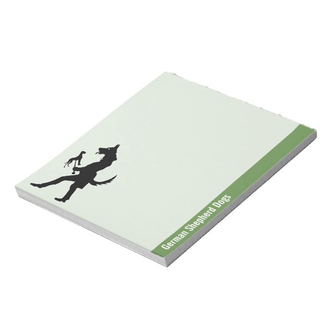 German Shepherd Dogs Notepad (Rotated)