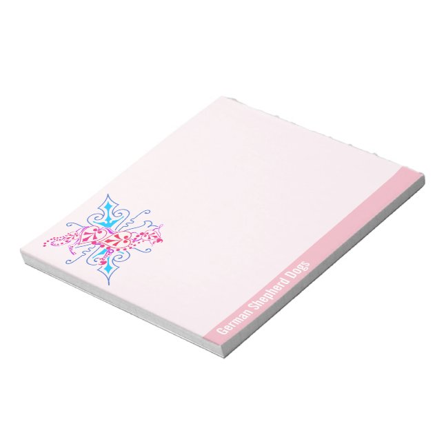 German Shepherd Dogs Notepad (Rotated)