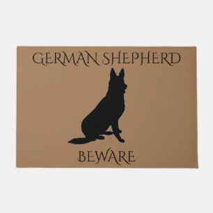 German Shepherd doormat! BEWARE. Doormat