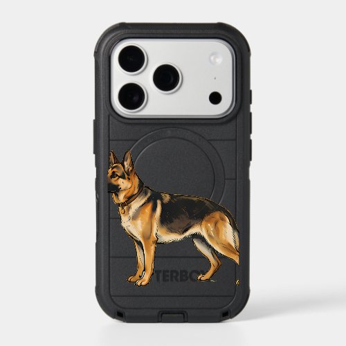 German Shepherd Double-Sided Throw Pillow iPhone 17 Pro Case