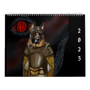 German Shepherd “Dragons & Dogs “ Calendar