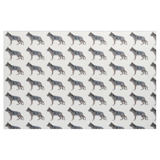 German Shepherd fabric