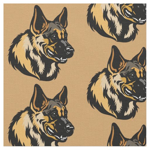 German Shepherd Fabric