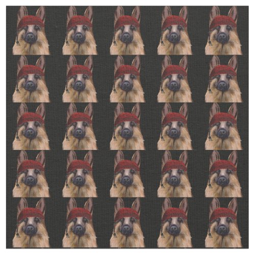 German Shepherd Fabric