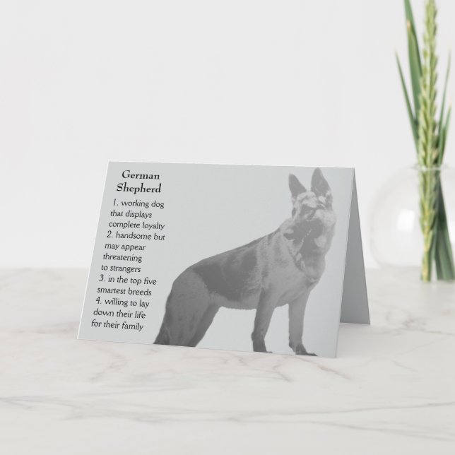 German Shepherd Father's Day Card (Front)