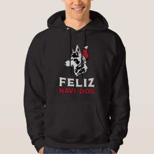 German Shepherd Feliz Navi-Dog Dogs Vintage Funny Hoodie