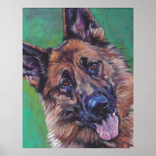 German Shepherd Fine Art Print poster