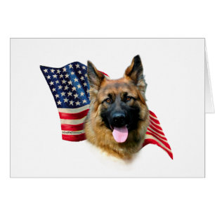 German Shepherd Flag