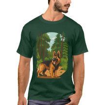 German Shepherd Forest Adventure Dog