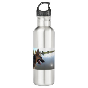 German Shepherd Friend Stainless Steel Water Bottle