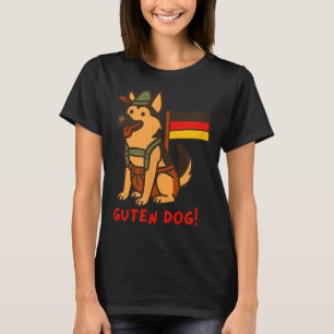 German Shepherd Funny Beer Festival Guten Dog T-Shirt