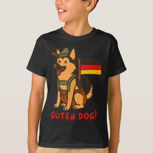German Shepherd Funny Beer Festival Guten Dog  T-Shirt