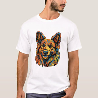 German Shepherd Funny Dog T-Shirt