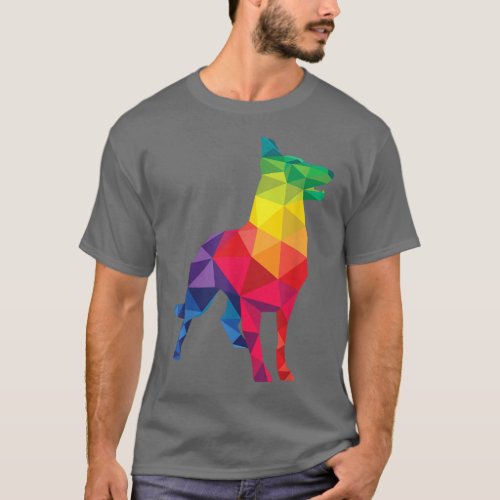 German Shepherd Gay Pride LGBT LGBTQ Rainbow Flag  T_Shirt