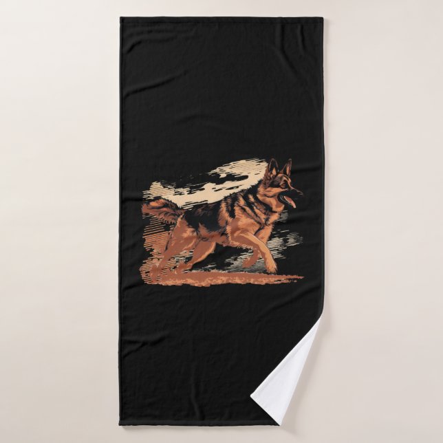 German Shepherd, German Shepherd owner, GSD dogs Bath Towel (Bath Towel)